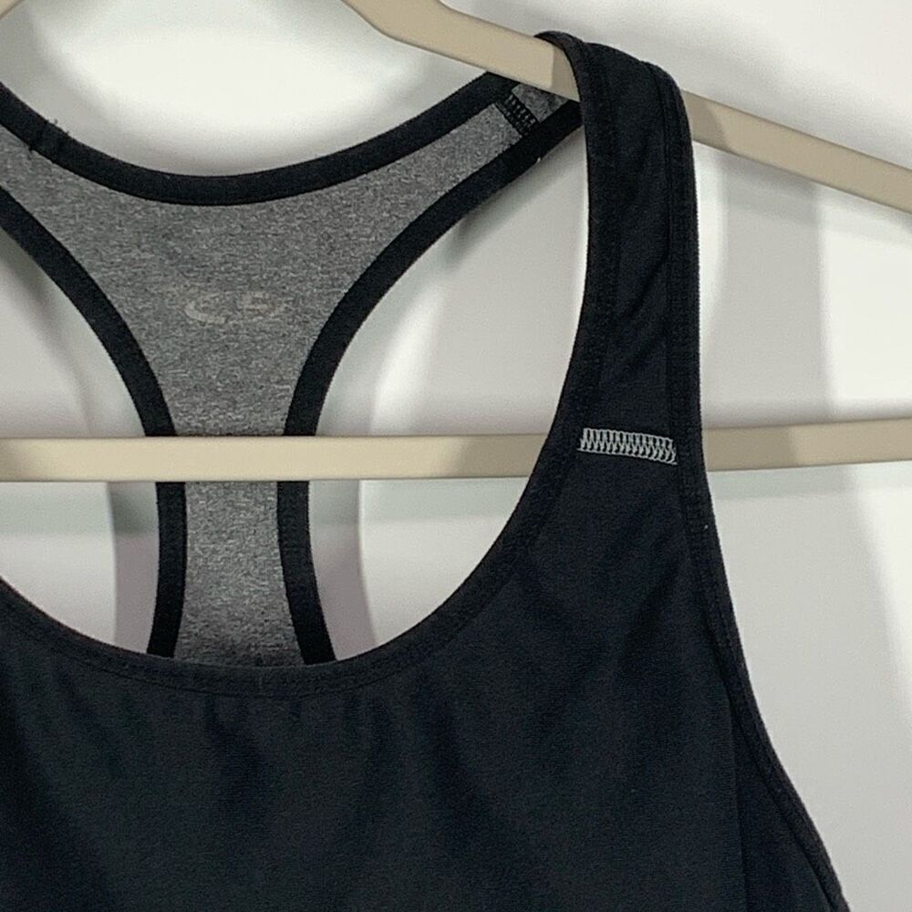Champion Women's Racerback Scoop Neck Power Core Sports Bra Black Size Small - Picture 3 of 5